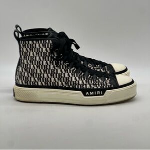 AMIRI Court High Allover Logo Sneakers. Size 13